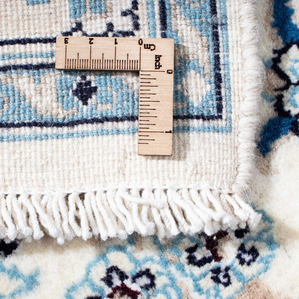 Dywan perski - Nain - 198 x 124 cm - beżowy