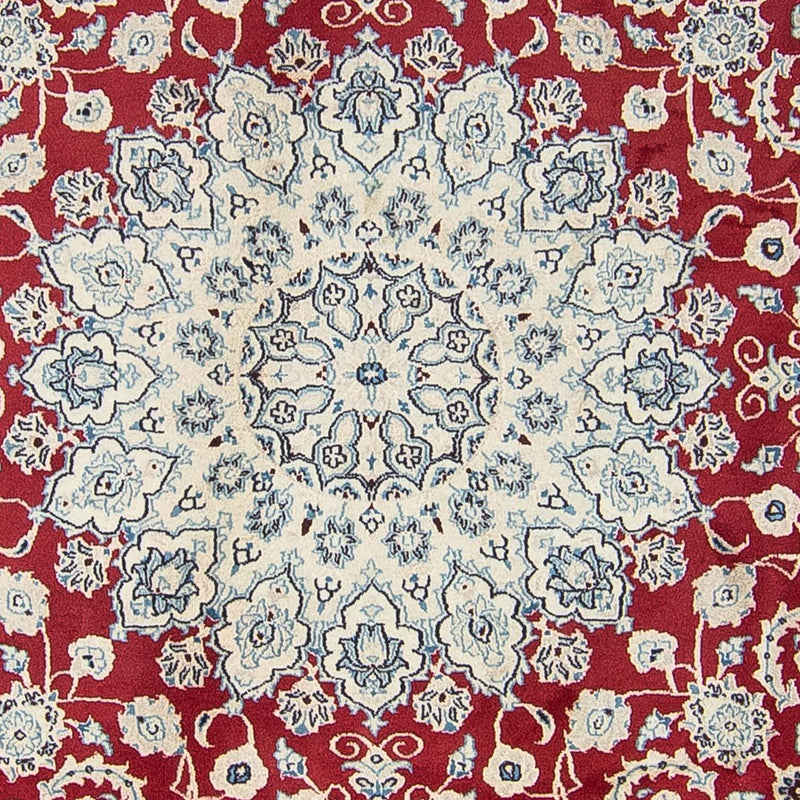 Dywan perski - Nain okrągły  - 300 x 300 cm - czerwony