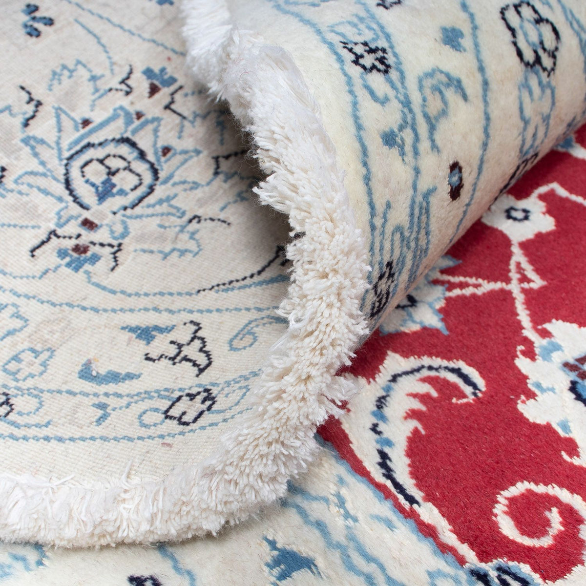 Dywan perski - Nain okrągły  - 300 x 300 cm - czerwony