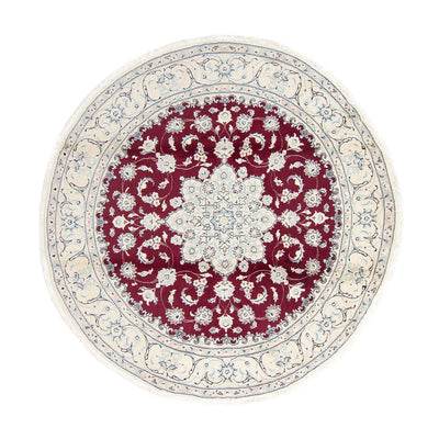 Dywan perski - Nain - Królewski - 250 x 250 cm - ciemna czerwień