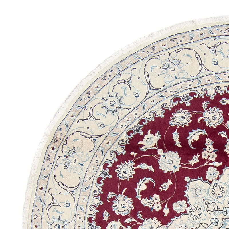 Dywan perski - Nain - Królewski - 250 x 250 cm - ciemna czerwień