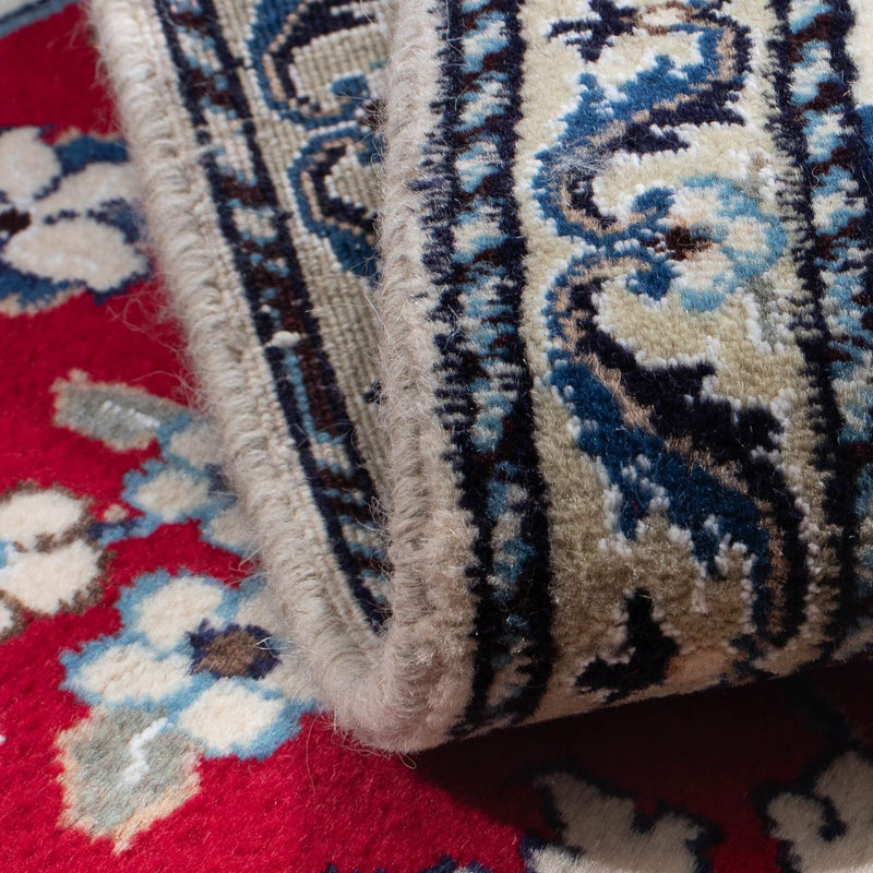 Dywan perski - Nain - 142 x 98 cm - ciemna czerwień