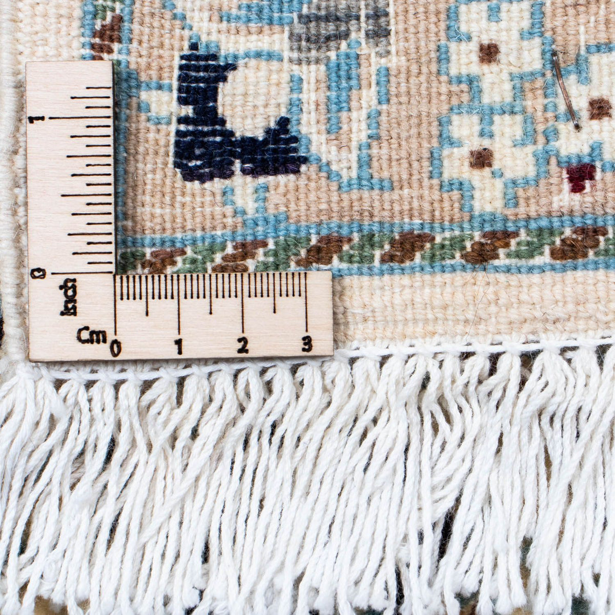 Dywan perski - Nain - Królewski - 303 x 203 cm - beżowy