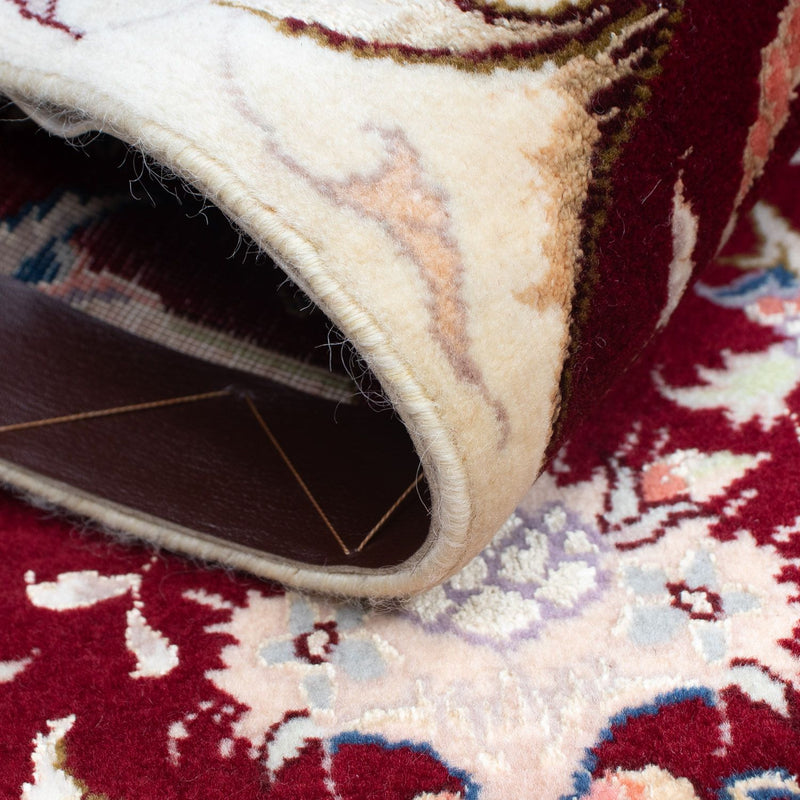 Dywan perski - Tabriz - Królewski - 90 x 60 cm - ciemna czerwień