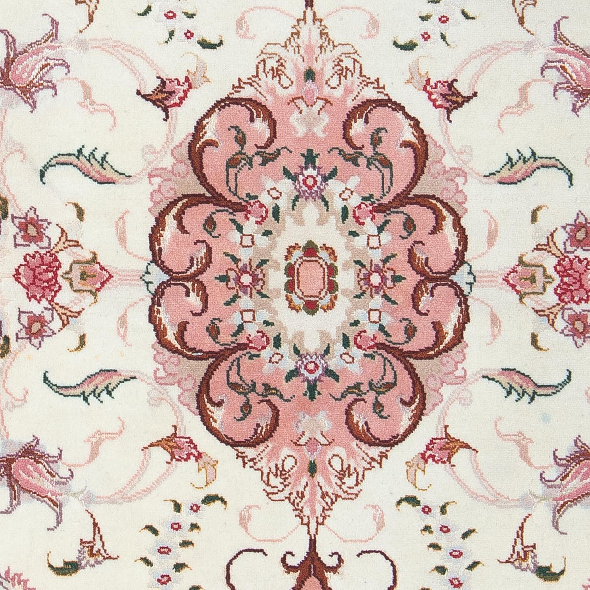 Dywan perski - Tabriz - Królewski - 90 x 60 cm - beżowy