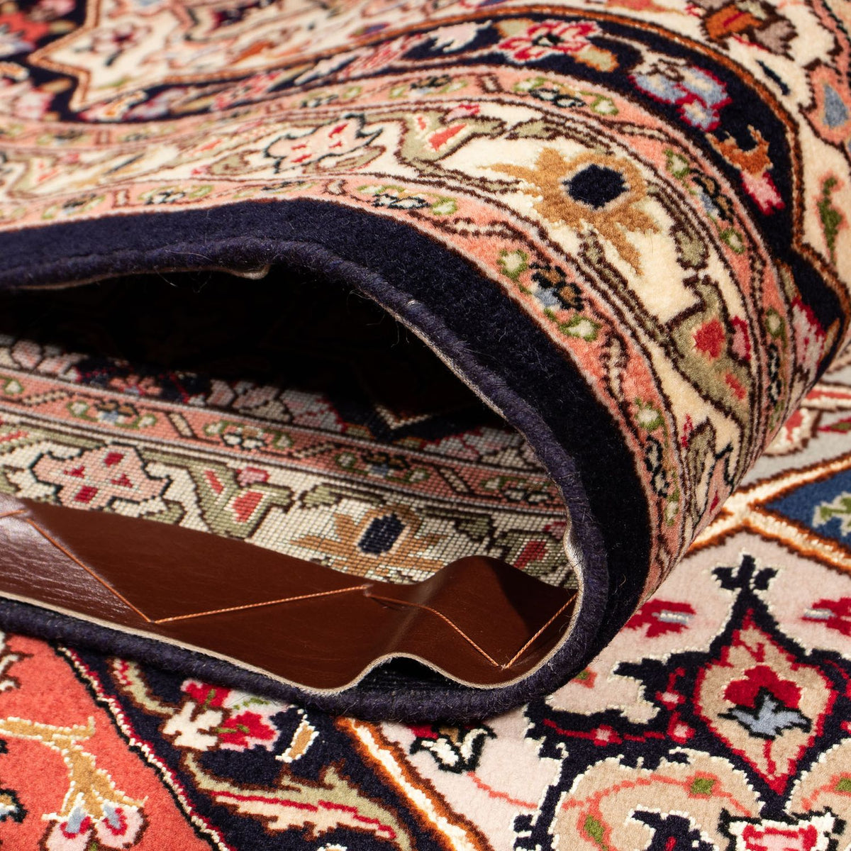 Dywan perski - Tabriz - Królewski - 252 x 205 cm - wielokolorowy