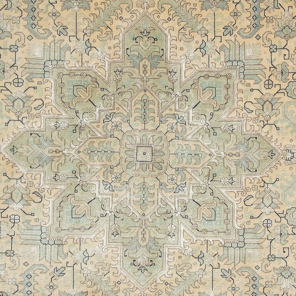 Dywan perski - Tabriz - Królewski - 292 x 203 cm - wielokolorowy