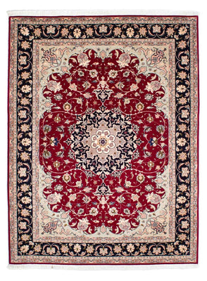 Dywan perski - Tabriz - Królewski - 236 x 178 cm - ciemna czerwień