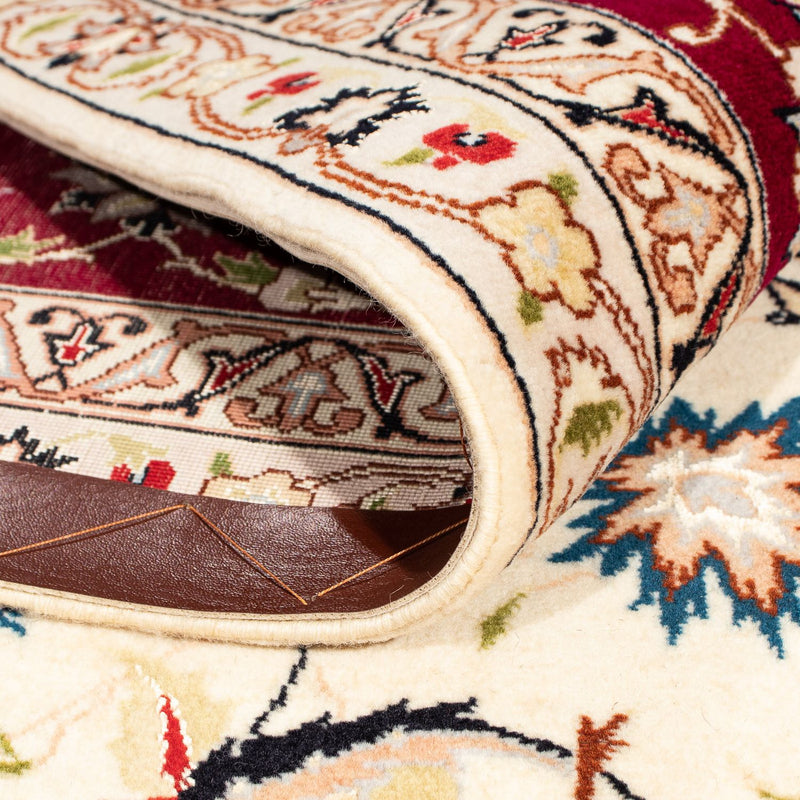 Dywan perski - Tabriz - Królewski kwadratowy  - 258 x 252 cm - beżowy