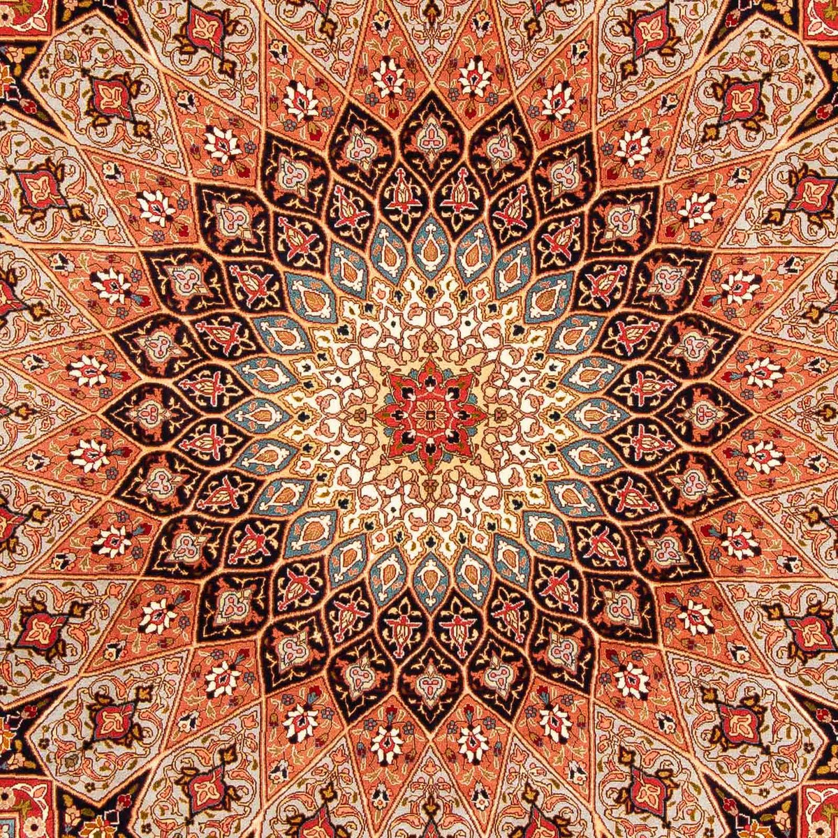 Dywan perski - Tabriz - Królewski - 307 x 204 cm - wielokolorowy