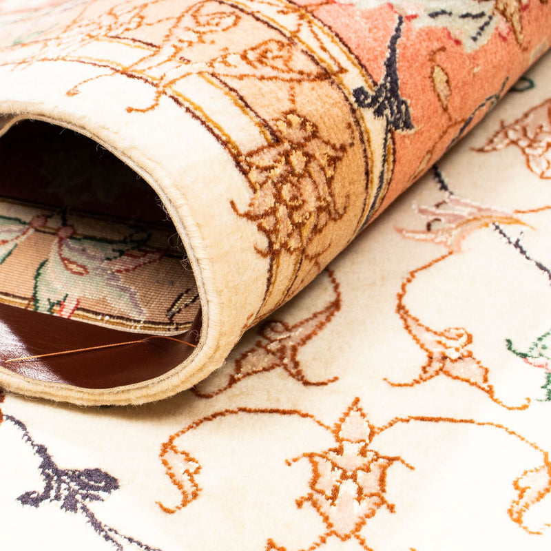 Dywan perski - Tabriz - Królewski - 281 x 201 cm - beżowy