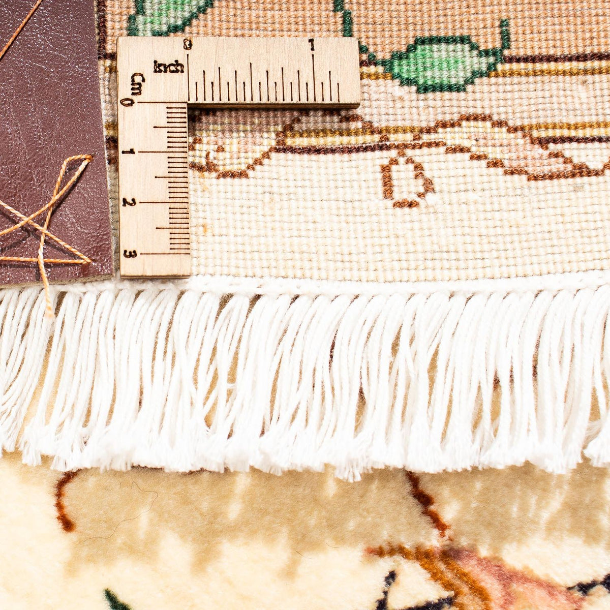 Dywan perski - Tabriz - Królewski - 281 x 201 cm - beżowy