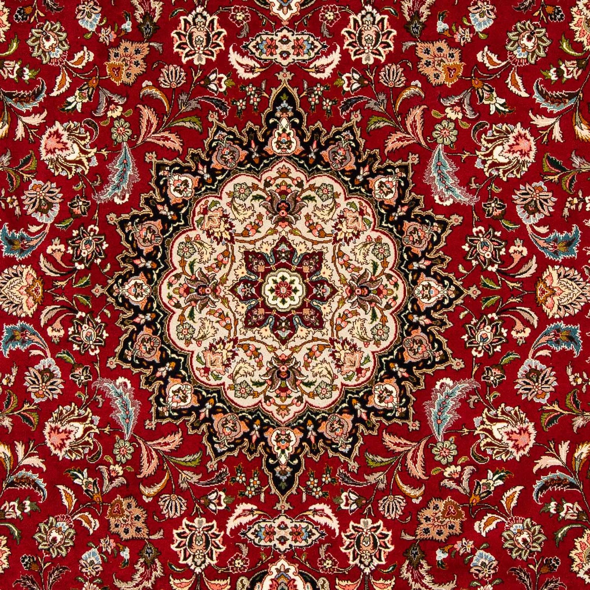 Dywan perski - Tabriz - Królewski - 316 x 206 cm - ciemna czerwień