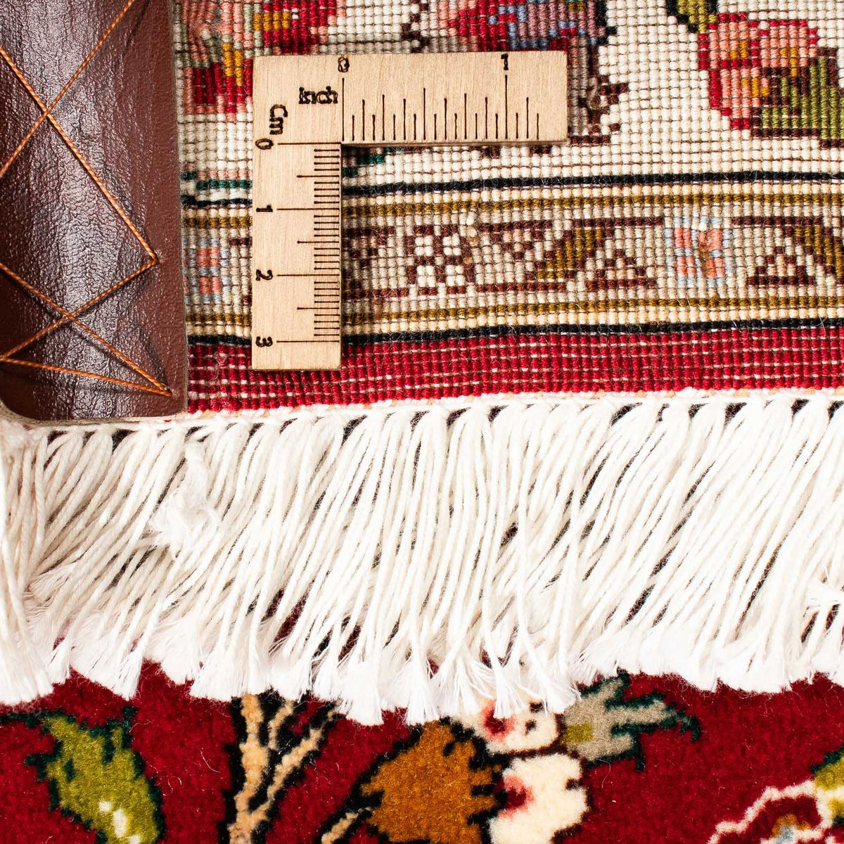 Dywan perski - Tabriz - Królewski - 316 x 206 cm - ciemna czerwień