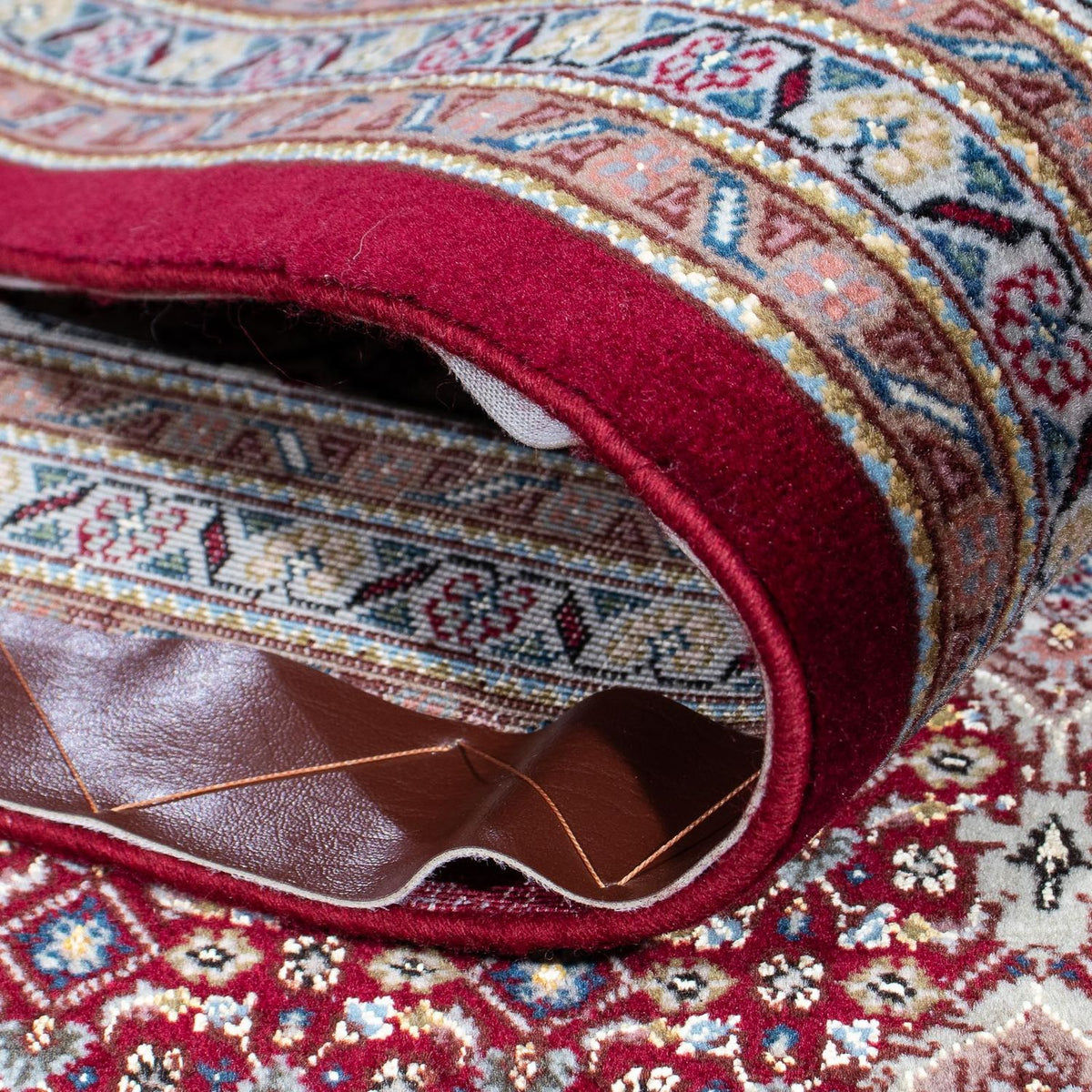 Dywan perski - Tabriz - 300 x 198 cm - ciemna czerwień