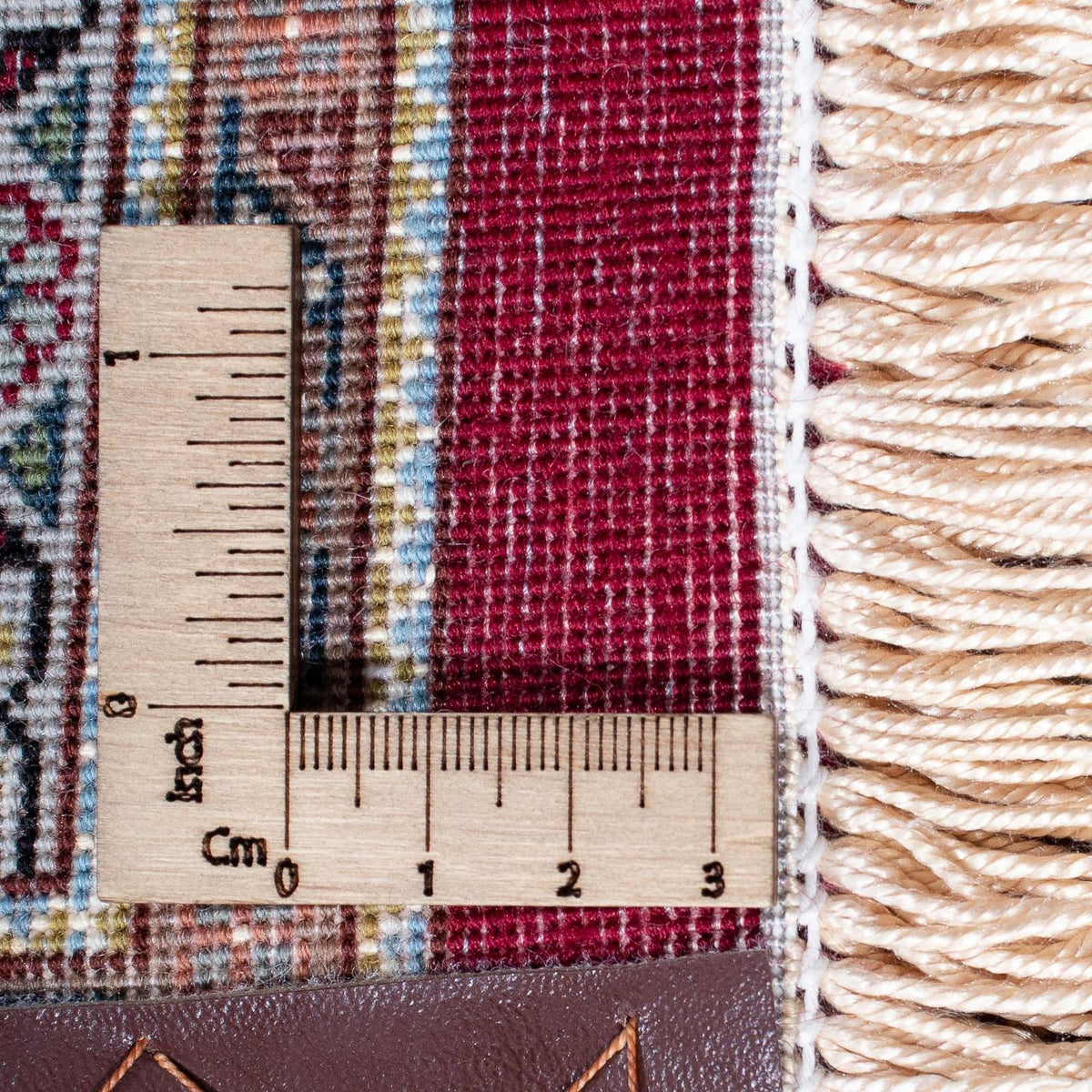 Dywan perski - Tabriz - 300 x 198 cm - ciemna czerwień