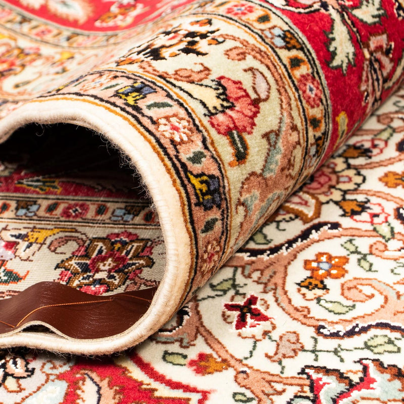 Dywan perski - Tabriz - Królewski - 415 x 306 cm - jasnobrązowy