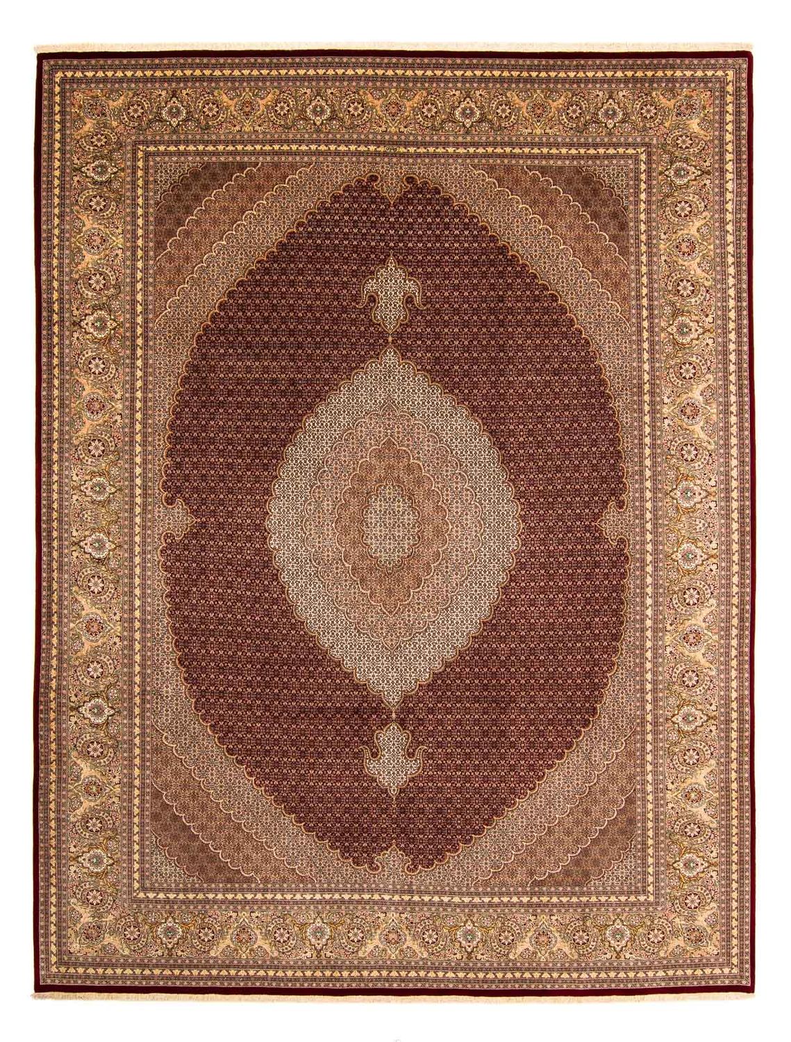 Dywan perski - Tabriz - 403 x 300 cm - ciemna czerwień