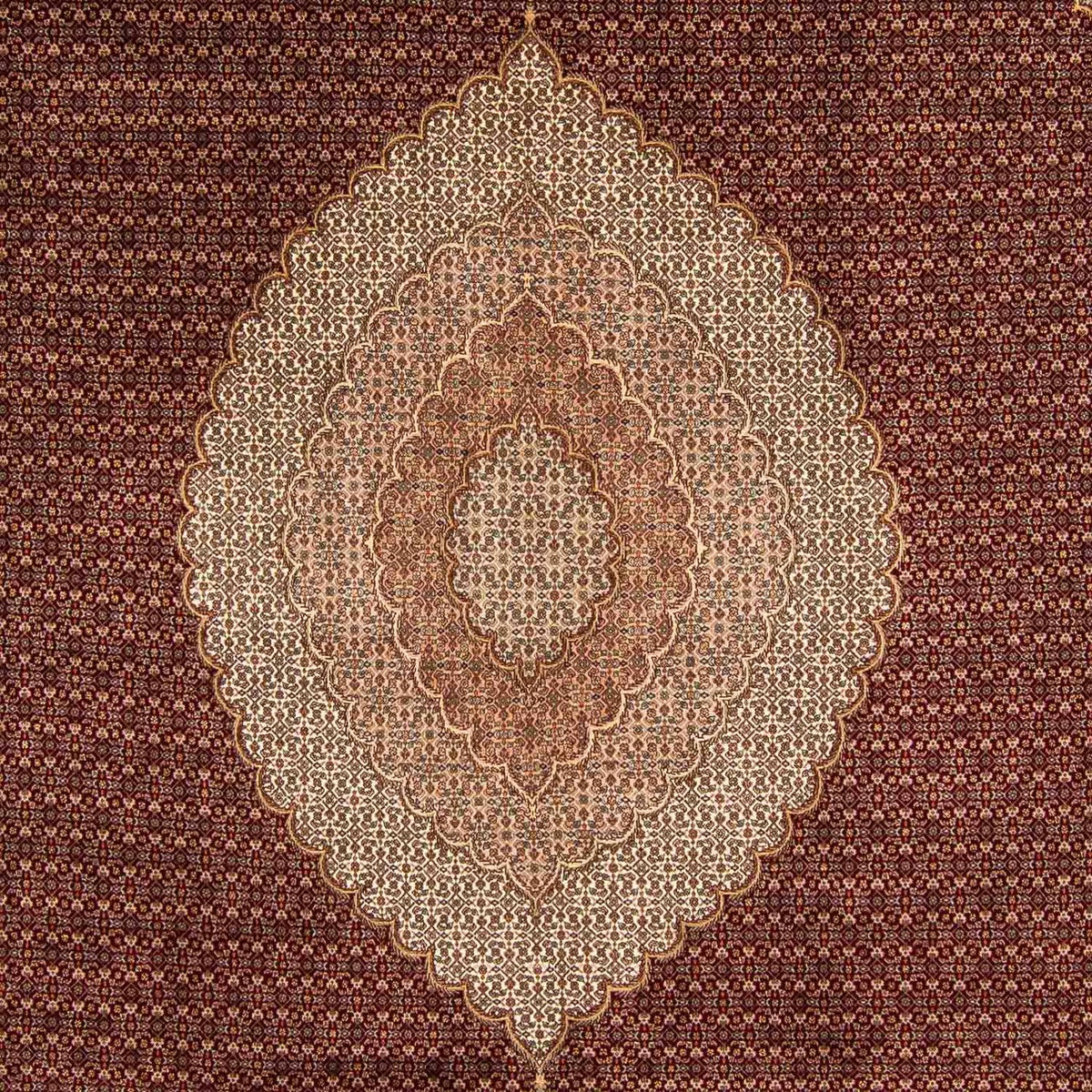 Dywan perski - Tabriz - 403 x 300 cm - ciemna czerwień