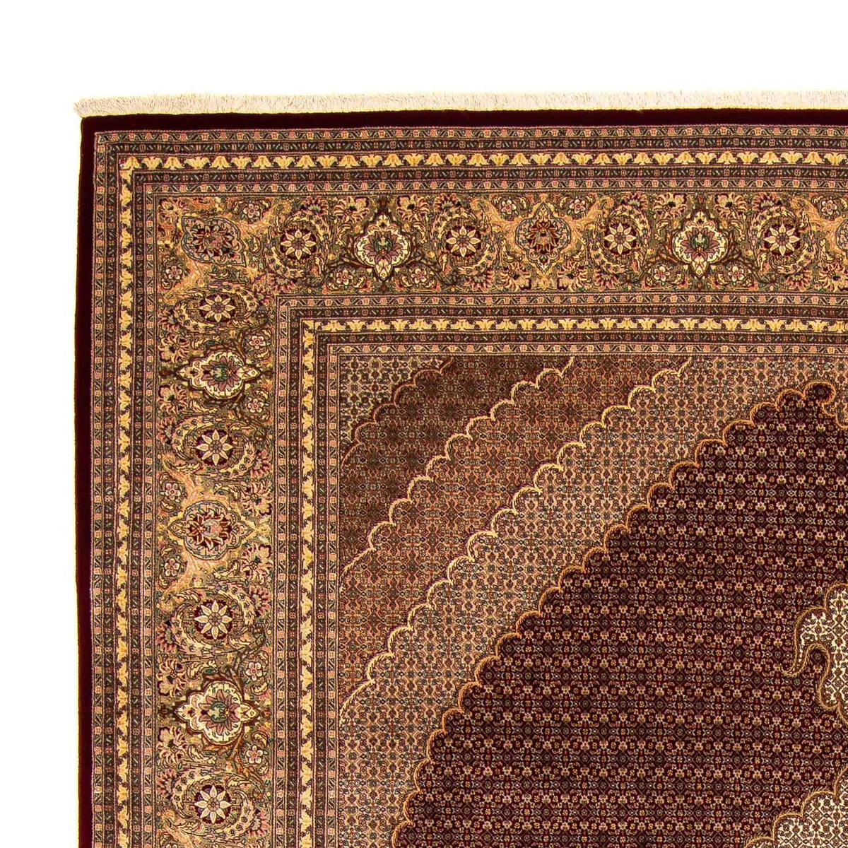 Dywan perski - Tabriz - 403 x 300 cm - ciemna czerwień