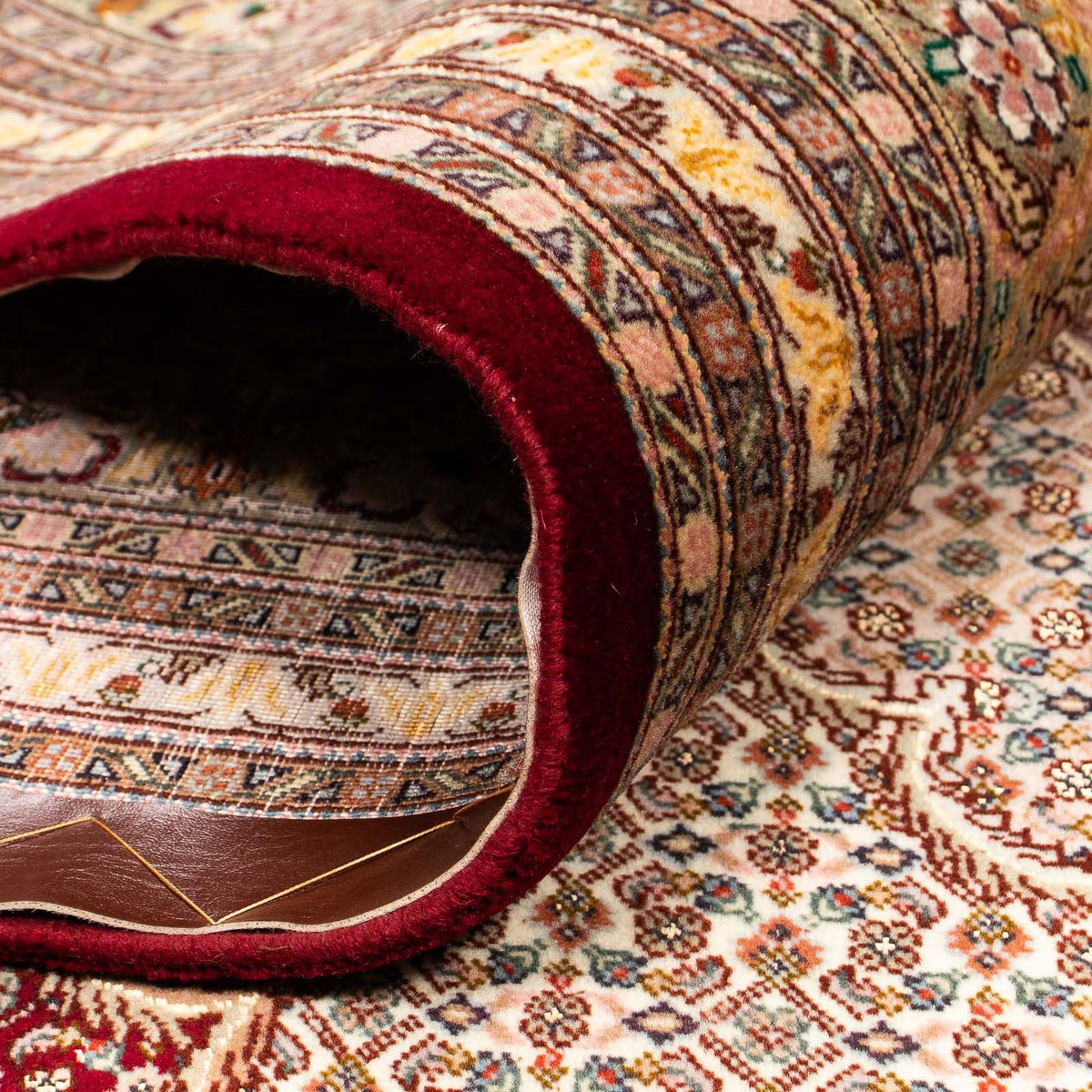 Dywan perski - Tabriz - 403 x 300 cm - ciemna czerwień