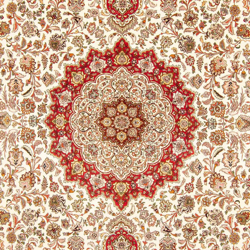 Dywan perski - Tabriz - Królewski - 411 x 303 cm - czerwony