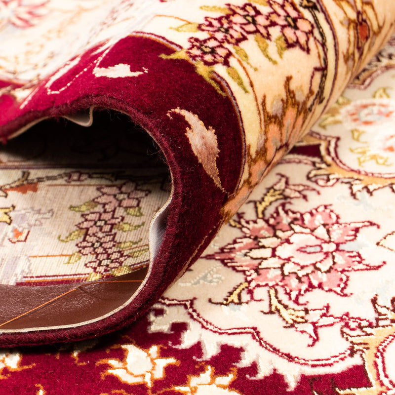 Dywan perski - Tabriz - Królewski - 405 x 301 cm - ciemna czerwień