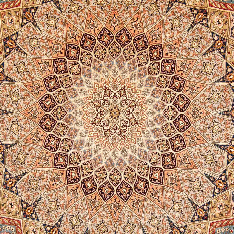 Dywan perski - Tabriz - Królewski - 420 x 303 cm - wielokolorowy