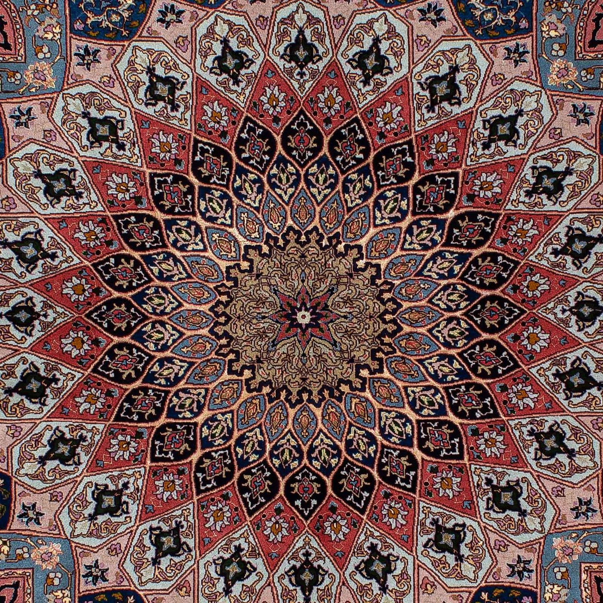 Dywan perski - Tabriz - Królewski - 190 x 156 cm - jasnobrązowy