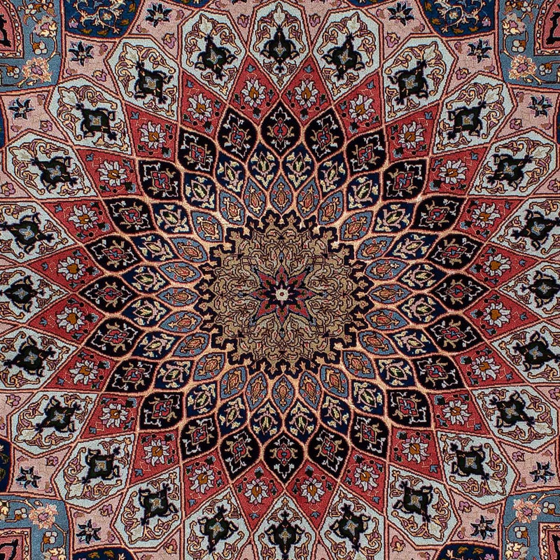 Dywan perski - Tabriz - Królewski - 190 x 156 cm - jasnobrązowy