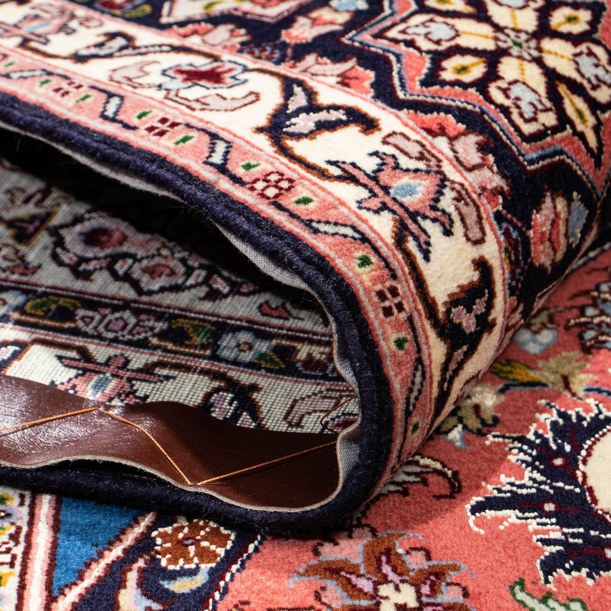 Dywan perski - Tabriz - Królewski - 190 x 156 cm - jasnobrązowy