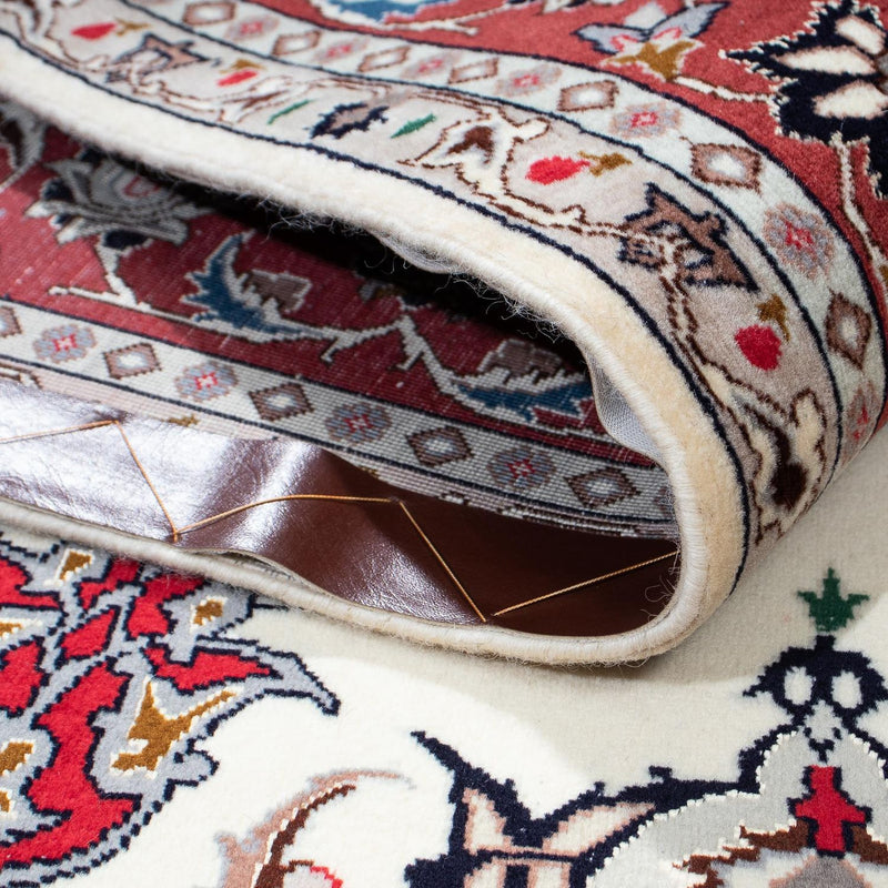 Dywan perski - Tabriz - Królewski - 201 x 152 cm - beżowy