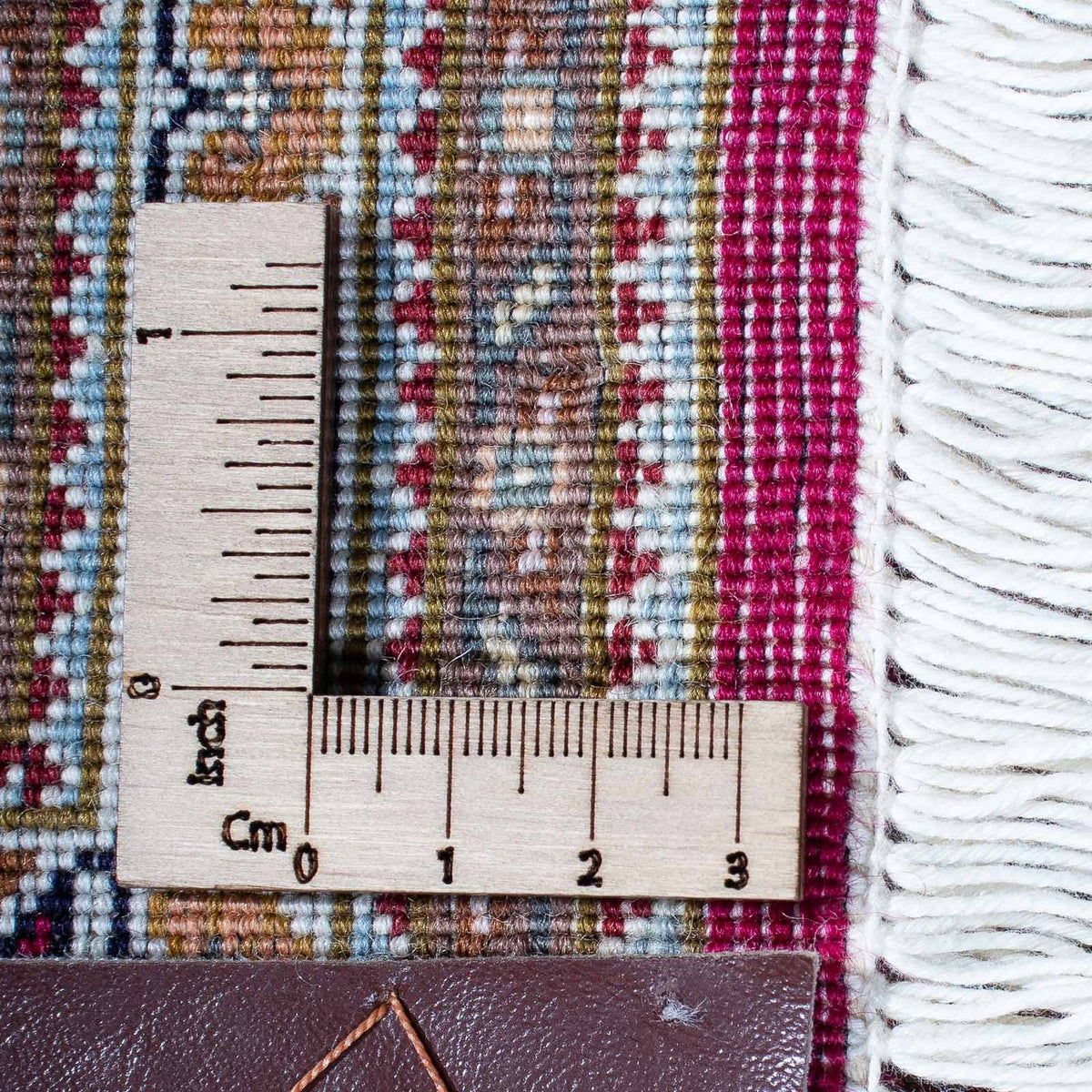 Dywan perski - Tabriz - 192 x 155 cm - jasna czerwień