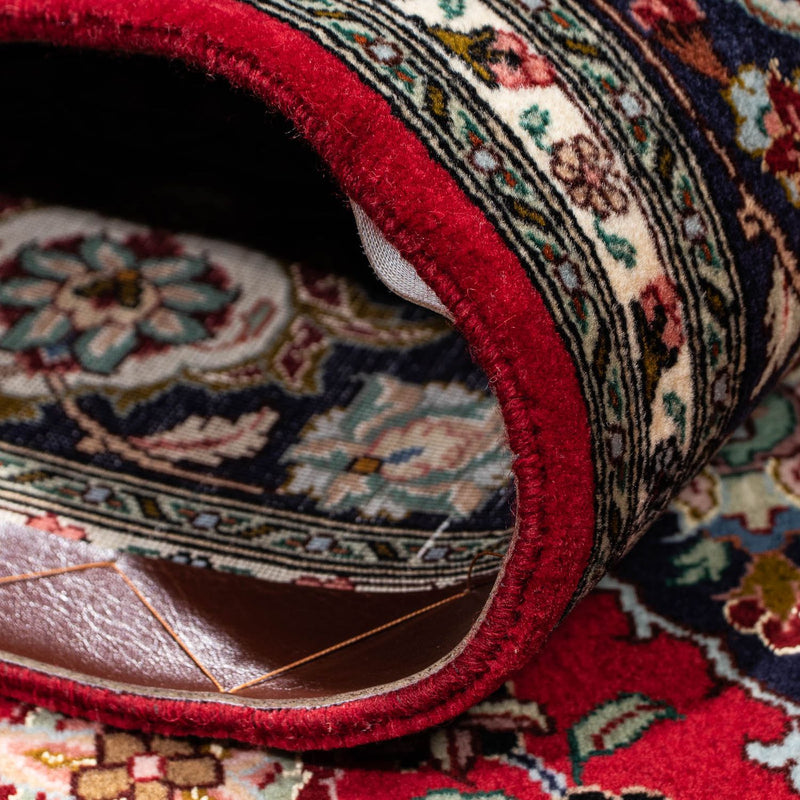 Dywan perski - Tabriz - Królewski - 212 x 149 cm - ciemna czerwień