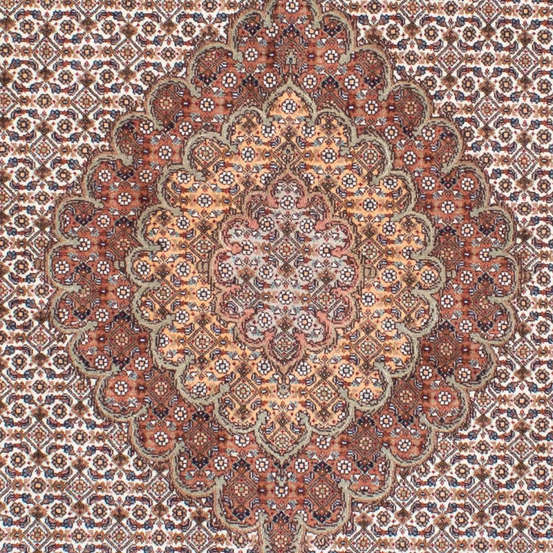 Dywan perski - Tabriz - 198 x 152 cm - jasnobrązowy