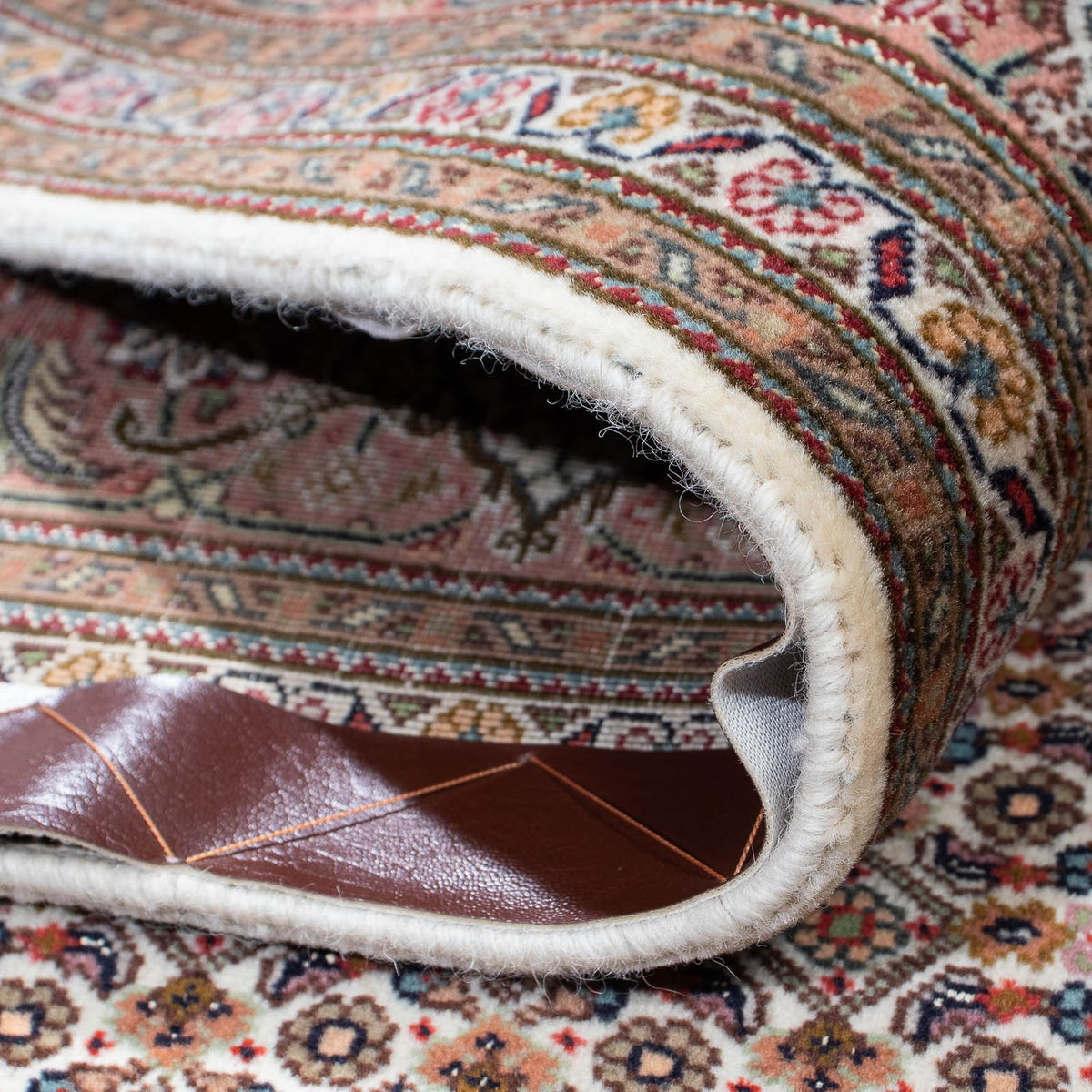 Dywan perski - Tabriz - 198 x 152 cm - jasnobrązowy