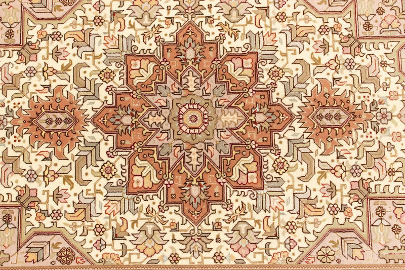 Dywan perski - Tabriz - Królewski - 156 x 102 cm - beżowy