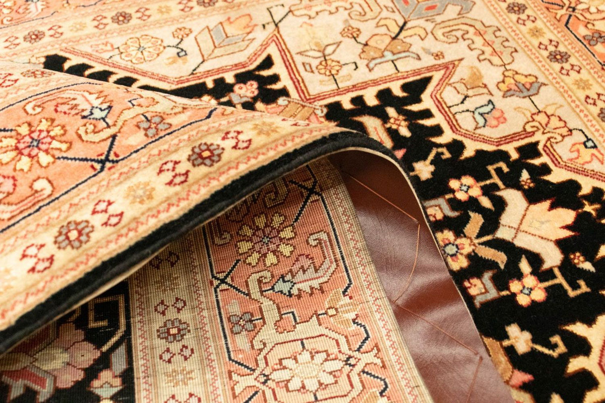 Dywan perski - Tabriz - Królewski - 153 x 100 cm - ciemnoniebieski