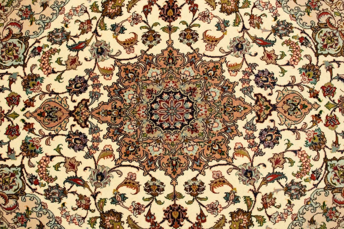 Dywan perski - Tabriz - Królewski - 157 x 103 cm - beżowy