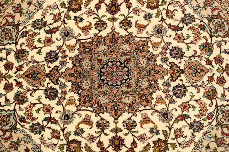 Dywan perski - Tabriz - Królewski - 157 x 103 cm - beżowy