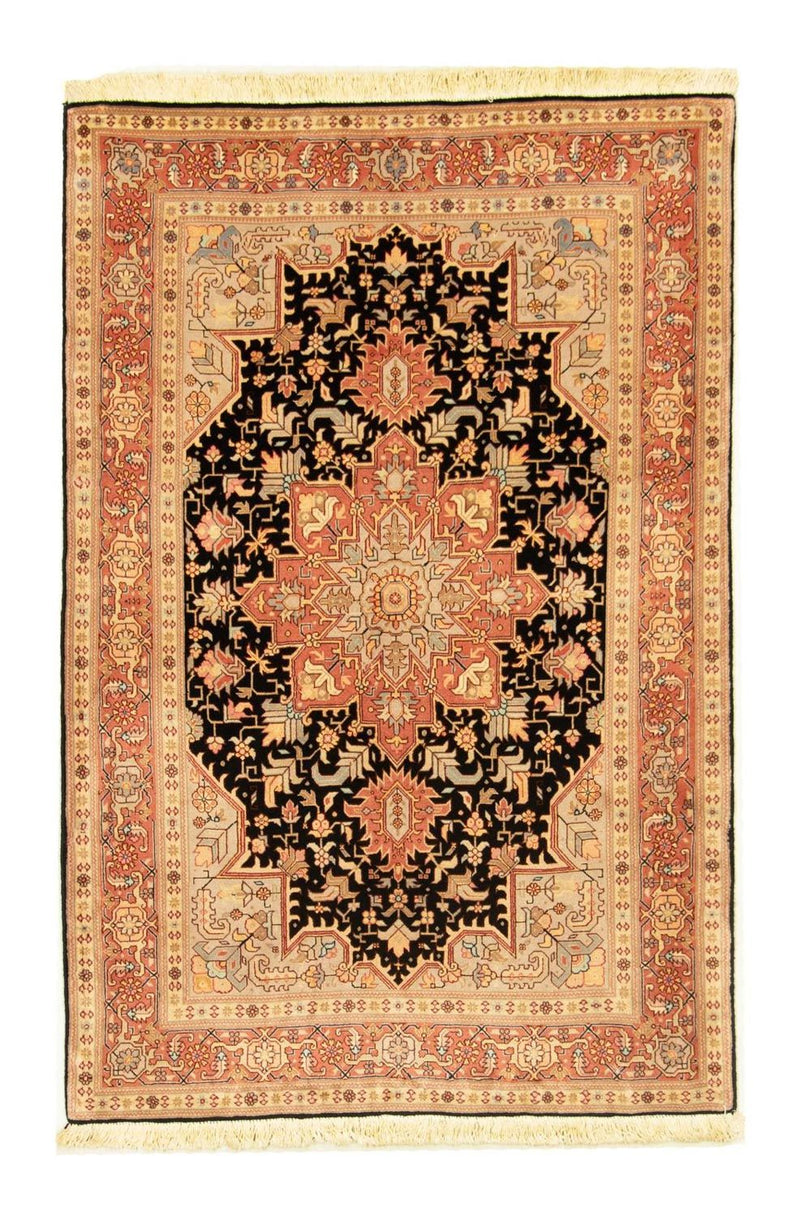 Dywan perski - Tabriz - Królewski - 152 x 101 cm - czarny