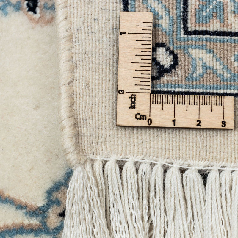 Dywan perski - Nain - Premium - 303 x 250 cm - srebrny