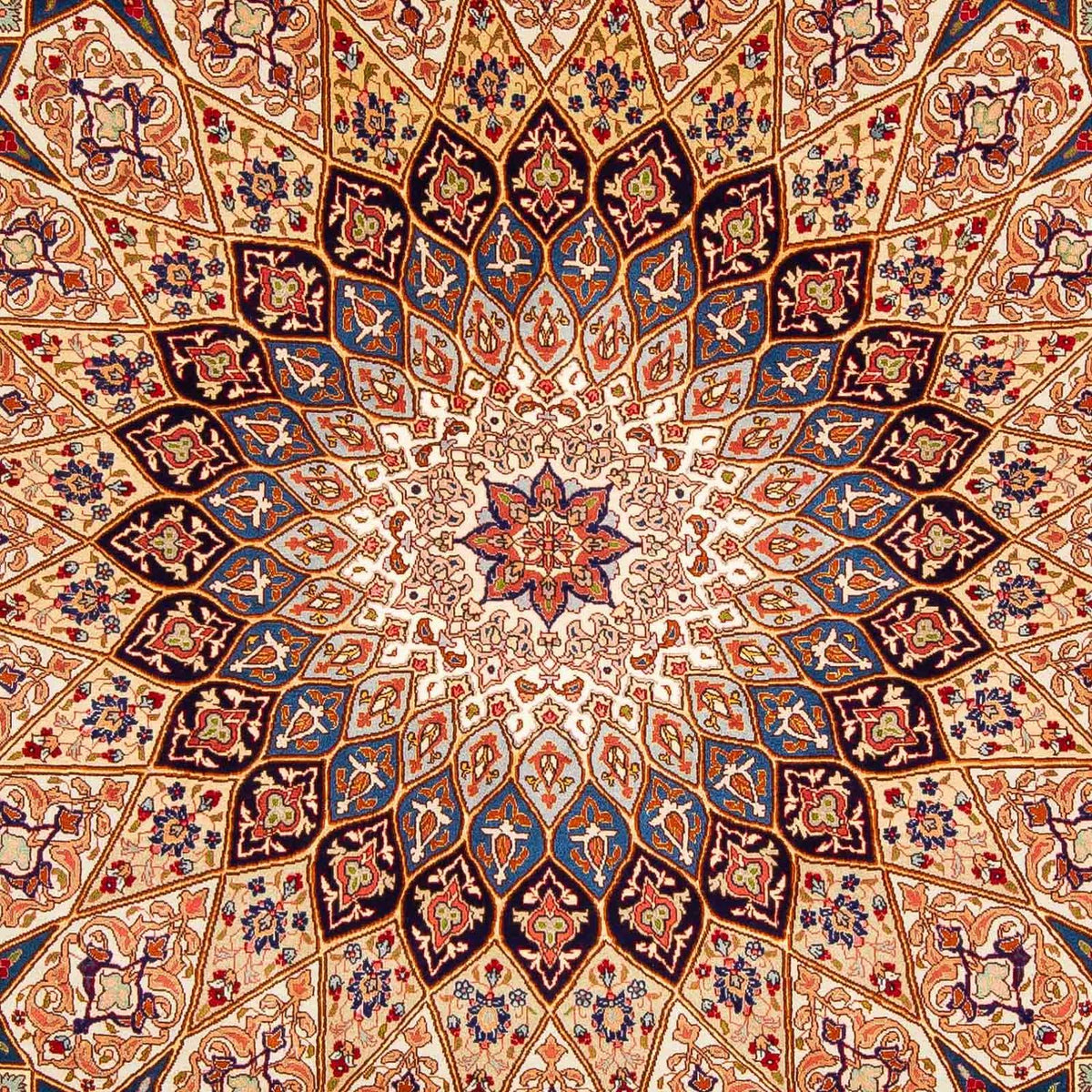 Dywan perski - Tabriz - Królewski - 301 x 200 cm - wielokolorowy