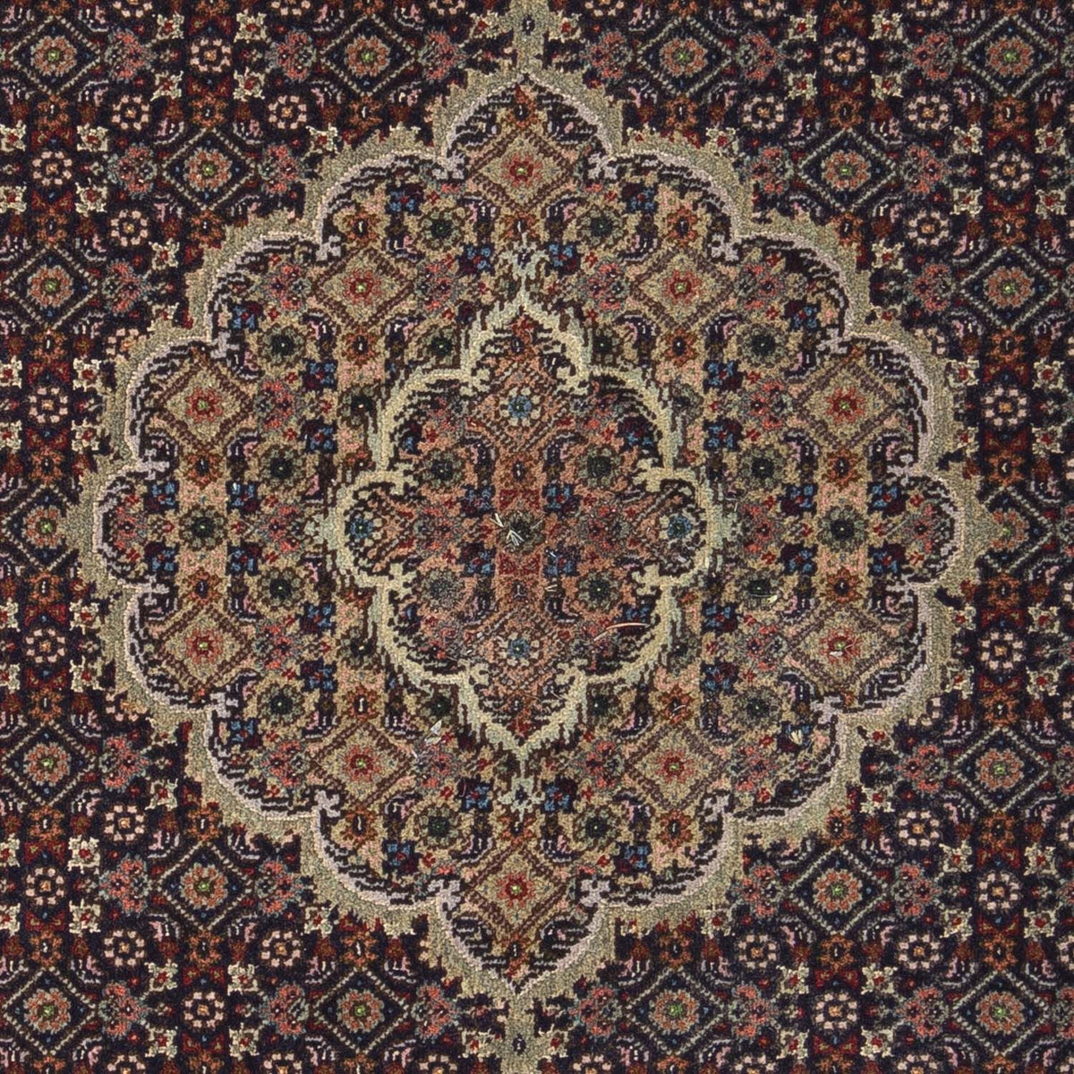 Dywan perski - Tabriz - Królewski - 88 x 66 cm - ciemnoniebieski