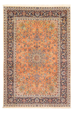 Dywan perski - Isfahan - Premium - 302 x 202 cm - brązowy