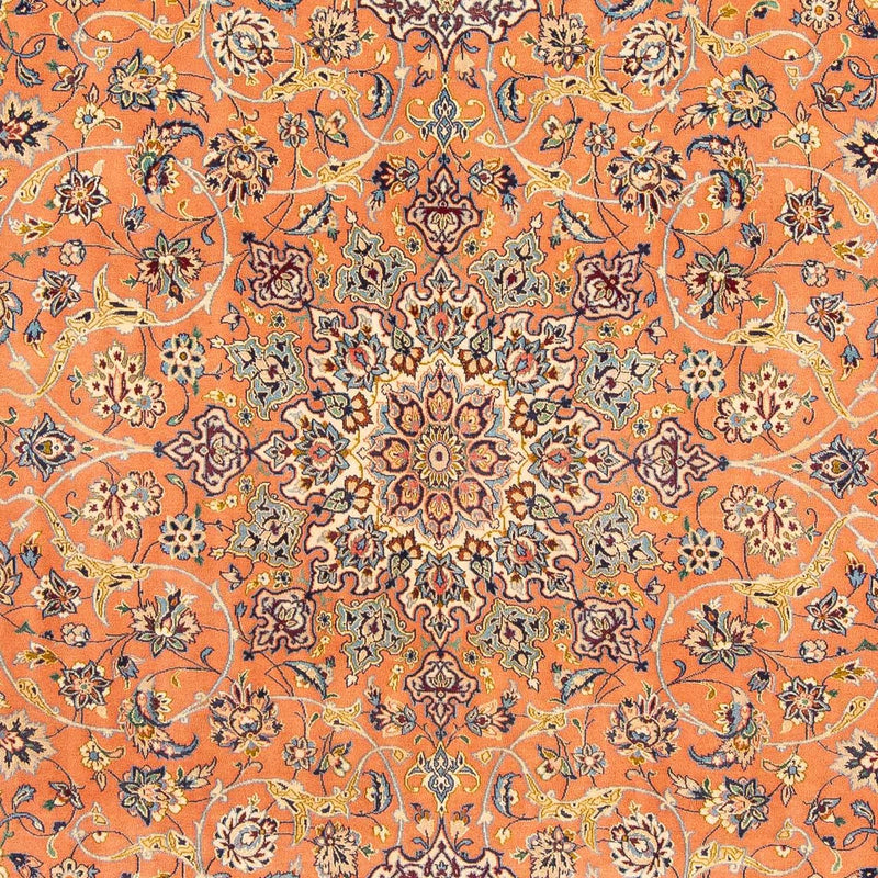 Dywan perski - Isfahan - Premium - 302 x 202 cm - brązowy