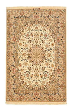 Dywan perski - Isfahan - Premium - 164 x 108 cm - beżowy