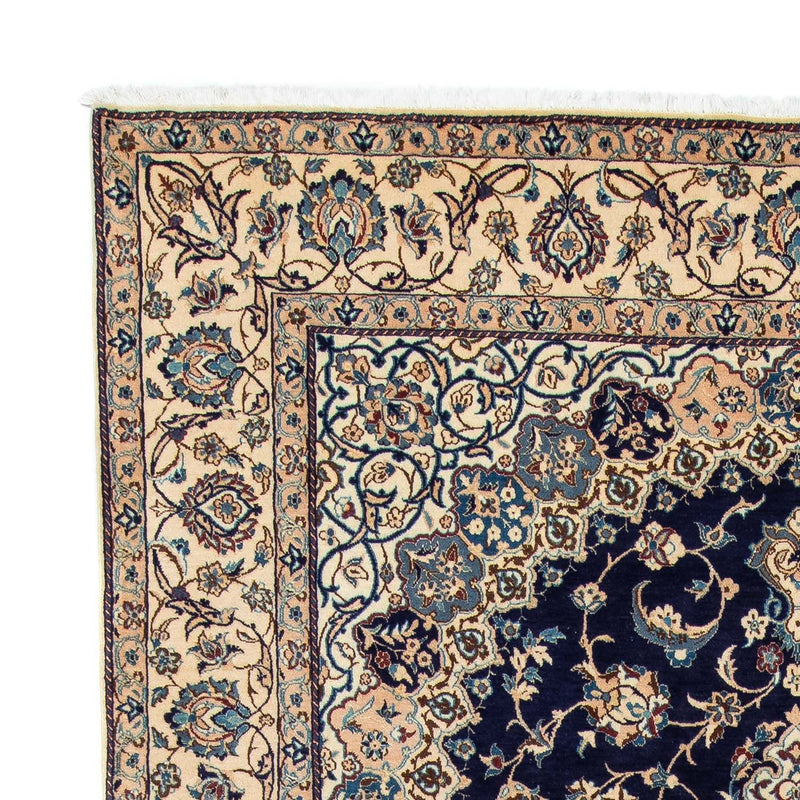 Dywan perski - Nain - Królewski - 308 x 197 cm - ciemnoniebieski