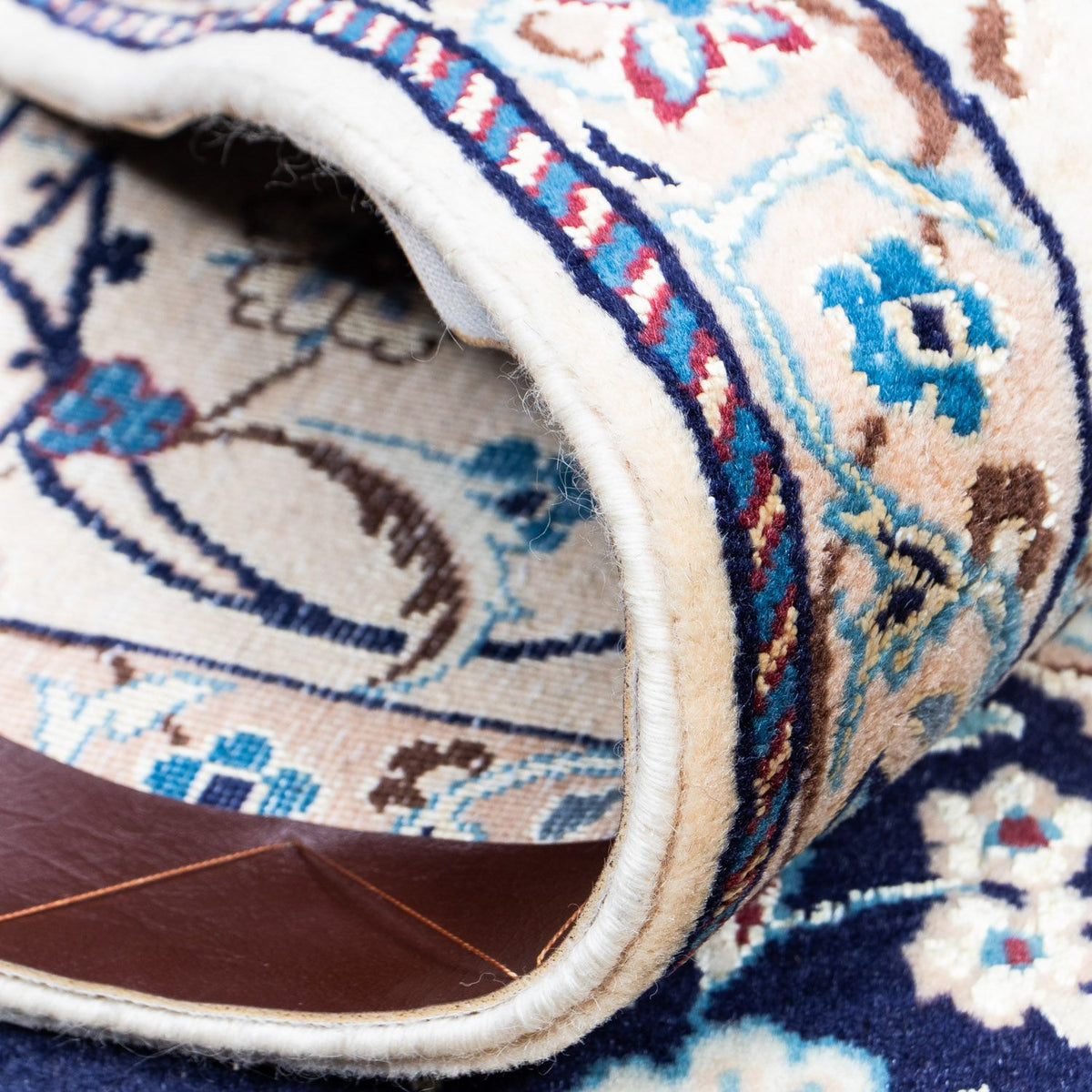 Dywan perski - Nain - Królewski - 308 x 197 cm - ciemnoniebieski