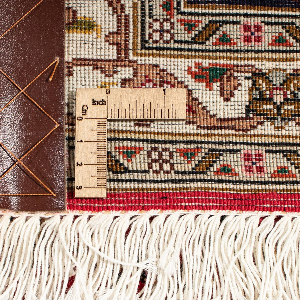 Dywan perski - Tabriz - Królewski kwadratowy  - 204 x 203 cm - czerwony